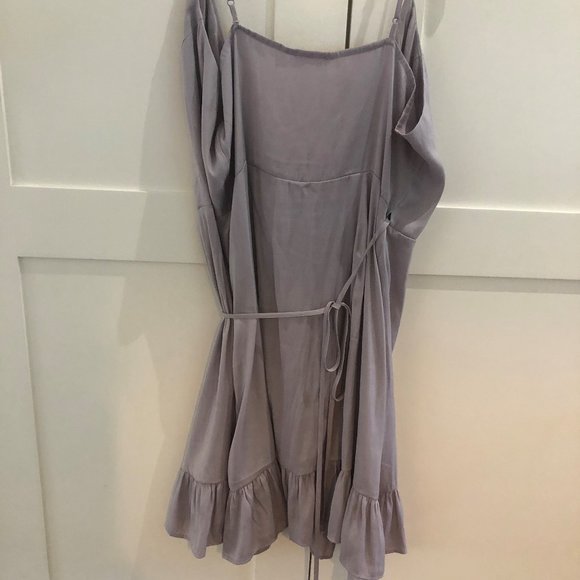 Free People Lilac Wrap Slip Dress - Picture 6 of 6